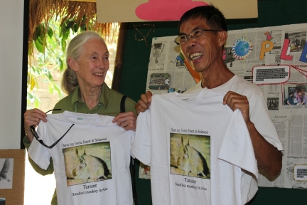 Dr Jane Morris Goodall and Dr. Ating Solihin